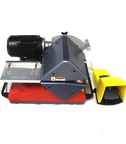 Belt cutting machine